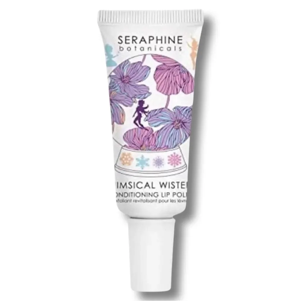Seraphine Botanicals Whimsical Wisteria Conditioning Lip Polish/Exfoliant NIB